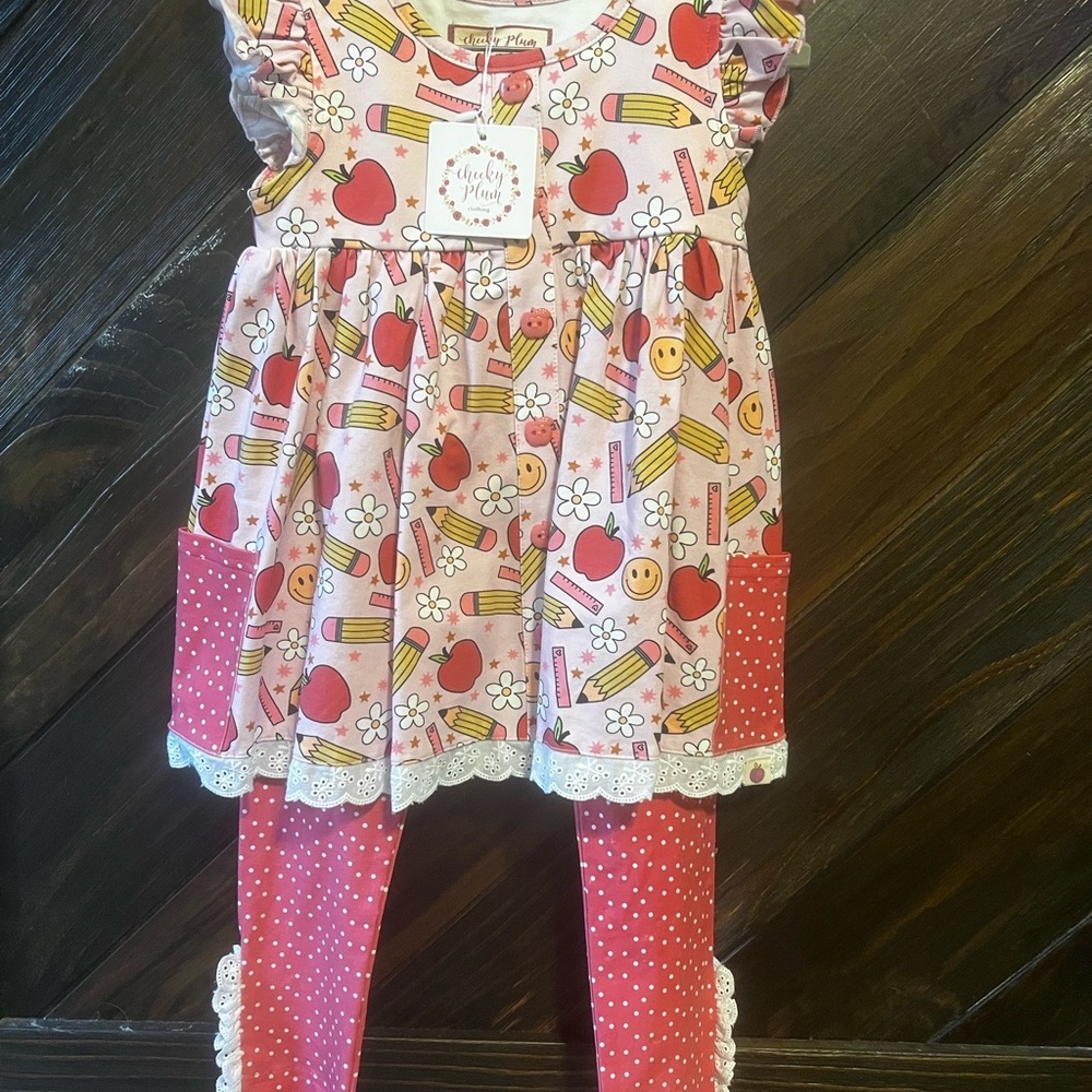 Girls’ Cheeky Plum Back to School Set